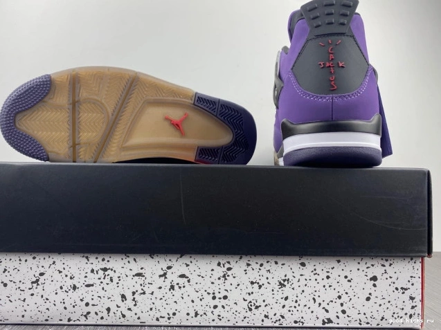 Rep Jordan 766296 (Friends LN4 and Travis Retro Scott 4 Purple Family) 0630